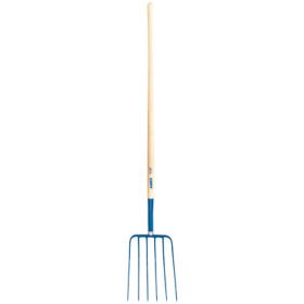 Manure/Compost & Hay Forks, 6-oval tine, 48 in handle