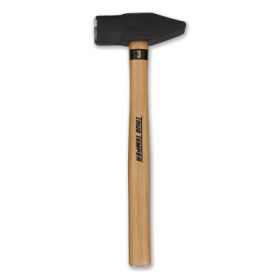 Toughstrike American Hickory Cross Peen Hammer, 3 lb, 15 in Handle