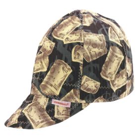 Deep Round Crown Cap, Size 7, Assorted Prints