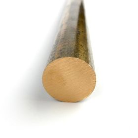 360 Brass Round Bar - H02 Extruded - 1/4" Diameter x 24" long