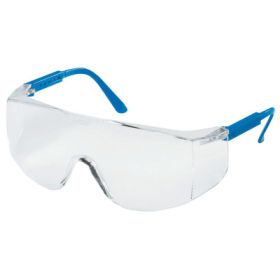 Tacoma Protective Eyewear, Clear Lens, Polycarbonate, Blue Frame