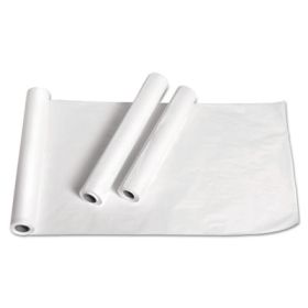 Exam Table Paper, Deluxe Crepe, 18" X 125Ft, White, 12 Rolls/Carton