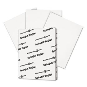 Digital Index White Card Stock, 92 Bright, 90lb, 8.5 x 11, White, 250/Pack