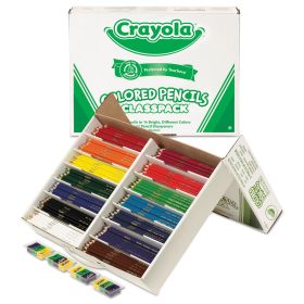 Color Pencil Classpack Set, 3.3 Mm, 2B (#1), Assorted Lead/Barrel Colors, 462/Box