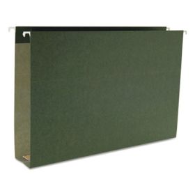 Box Bottom Hanging File Folders, Legal Size, Standard Green, 25/Box