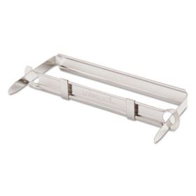 Two-Piece Paper Fasteners, 1" Capacity, 2.75" Center To Center, Silver, 50/Box