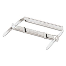 Two-Piece Paper Fasteners, 2" Capacity, 2.75" Center To Center, Silver, 50/Box