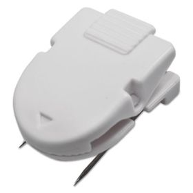Wall Clips for Fabric Panels, 40 Sheets, White, 20/Box