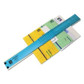 Plastic Indexed Sorter, 31 Dividers, Alpha/Numeric/Months/Dates/Days, Letter-Size, Blue Frame