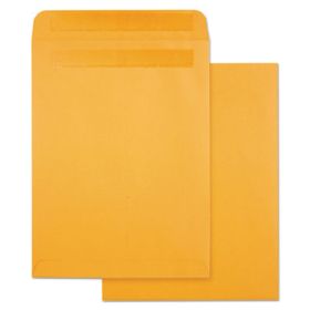 High Bulk Self-Sealing Envelopes, #10 1/2, Cheese Blade Flap, Redi-Seal Closure, 9 x 12, Brown Kraft, 100/Box