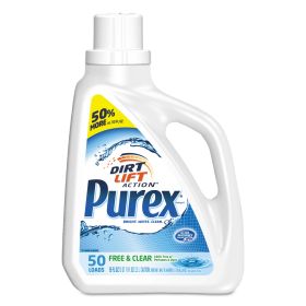 Free And Clear Liquid Laundry Detergent, Unscented, 75 Oz Bottle, 6/Carton