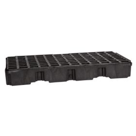 Drum Modular Spill Platforms w/o Drain, Black, 5,000 lbs, 30 gal, 51.5" x 26.25"