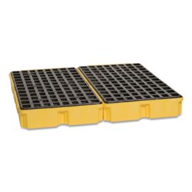 4-Drum Modular Platform, Yellow, Drain