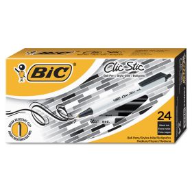 Water-Resistant Ink Plastic Point Pen, Stick, Fine 0.4 Mm, Assorted Ink And Barrel Colors, 6/Pack