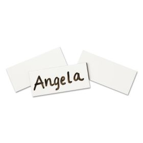 Magnetic Write-On/Wipe-Off Strips, 2w x 7/8h, White, 25/Pack