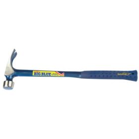 Builders Series Framing Hammer, Steel Head, Straight Steel Handle, 18 in, 25 oz