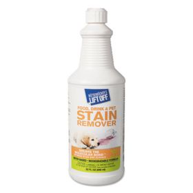 Food/Beverage/Protein Stain Remover, 32Oz Pour Bottle