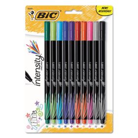 Intensity Porous Point Pen, Stick, Extra-Fine 0.4 Mm, Assorted Ink And Barrel Colors, 10/Pack