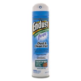 Endust Free Hypo-Allergenic Dusting And Cleaning Spray, 10 Oz Aerosol Spray, 6/Carton