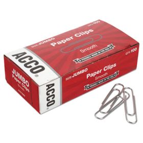 Paper Clips, Jumbo, Silver, 1,000/Pack