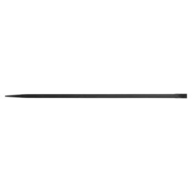 Line-Up Pry Bars, 60 in Long, 1 in Stock, Chisel-Offset/Point-Straight Tapered