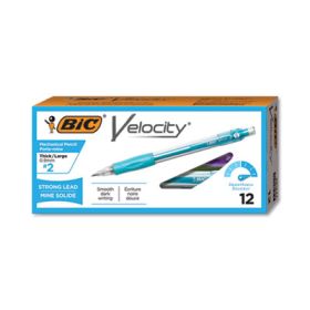 Velocity Original Mechanical Pencil, 0.9 Mm, Hb (#2.5), Black Lead, Turquoise Barrel, Dozen