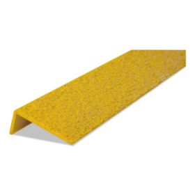Safestep Anti-Slip Step Edges, 2 3/4 In X 48 In, Yellow, Medium Grit