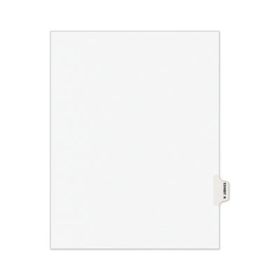 Avery-Style Preprinted Legal Side Tab Divider, Exhibit R, Letter, White, 25/Pack, (1388)
