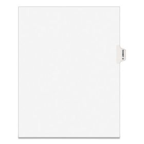 Avery-Style Preprinted Legal Side Tab Divider, Exhibit D, Letter, White, 25/Pack, (1374)