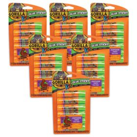 School Glue Sticks, 0.21 oz/Stick, Dries Clear, 36 Sticks/Box