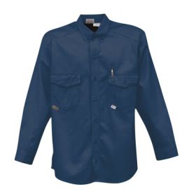 Button-Up Shirts, X-Large, Tan/Navy Blue