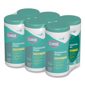 Disinfecting Wipes, 7 X 8, Fresh Scent, 75/Canister, 6/Carton