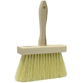 6" Masonry Brush, 3" Trim, White Tampico Fill