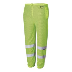 5670U Hi-Viz Mesh Traffic Pant, Green, Size S/M