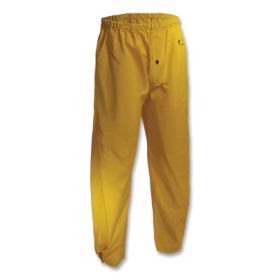 Sitex Elastic Waist Rain Trousers, 0.35 mm Thick, PVC/Polyester, Yellow, 2X-Large