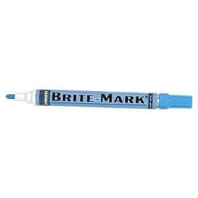 Dykem 84008 Brite-Mark Paint Marker Valve Action, Medium Tip, Light Blue