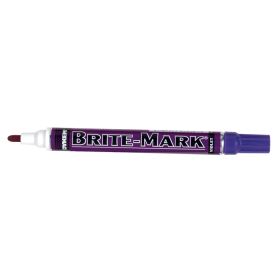 Dykem 84019 Brite-Mark Paint Marker, Valve Action, Medium Tip, Violet