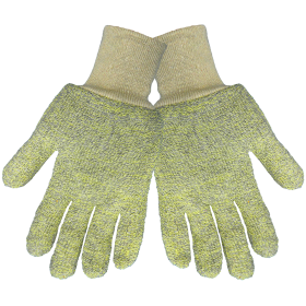 Global Glove T1350 Heavy Weight 1350 Gram, Natural Color, Terrycloth Knit Wrist Gloves, Men's, 12PK