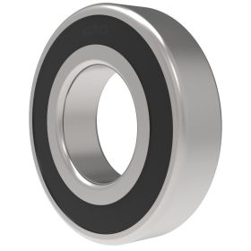 Koyo 6207 2RS 62 Series Caged Cylindrical Bore Light Deep Groove Ball Bearing, 35 mm Dia Bore, 72 mm Dia Outside, 1 Rows, 17 mm W, 32.1 kN Dynamic/15.4 kN Static Load