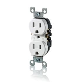 Leviton W5320-T0G Weather/Tamper-Resistant Duplex Receptacle, 15 Amp, 125 Volt