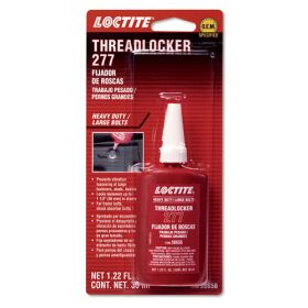 Loctite 277 Red Threadlocker Heavy Duty Large Bolts 36ml Bottle