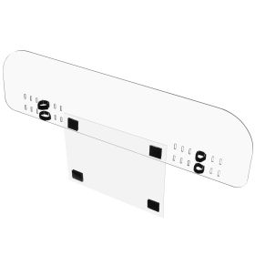 Plastic Car Divider - Small - 47" Wide x 15" High with 16" Wide x 20" High Console Film