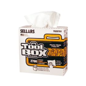 Sellars Toolbox Z700 Interfold 100/Box White 8.5"X16.5" Sht 8/Cs